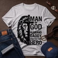 thumbnail image 3 of Jollimate Man Of God Husband Daddy Shirt, God Dad Shirt, Gift For Daddy, Cross Christian Shirt, 3 of 6