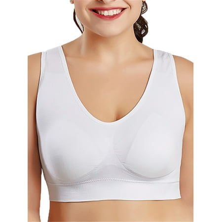 

VSNOW Women Seamless Padded Wirefree Sports Bra S-6XL