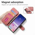 thumbnail image 4 of ELEHOLD Multi-Functional Wallet Case for Samsung Galaxy S23 FE,Magnetic Detachable Card Holders PU leather Case RFID Blocking Function Flip Shockproof Stand Cover Business Style for Women Men,Pink, 4 of 8