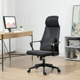 thumbnail image 2 of Vinsetto Chaise Pivotante Coussin Lombaire de Massage USB Siège et Appuie-Tête Réglables, 2 of 10