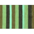 thumbnail image 1 of Ahgly Company Machine Washable Indoor Rectangle Abstract Turquoise Blue Modern Area Rugs, 8' x 12', 1 of 4