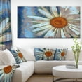thumbnail image 1 of Hand drawn White Chamomile Flower - Flower Artwork on Canvas, 1 of 3