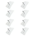 thumbnail image 2 of 8PCS 10MM Adhesive Wall Hook Screw Style No Drill Mount for Bathroom Kitchen and Home Strong Hold Non Trace Installation for Hanging Storage,wall hook,C, 2 of 2