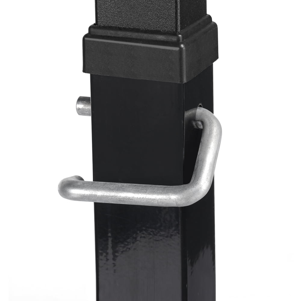 Yaheetech Adjustable Weight Rack, Black, 41.89 lbs