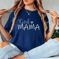 thumbnail image 2 of Girl Mama Minimalist Typography T-Shirt, 2 of 6