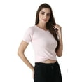 thumbnail image 2 of Voziak Crop top for Women 100% Cotton Cropped Tank Tops for Girls Pink M, 2 of 7