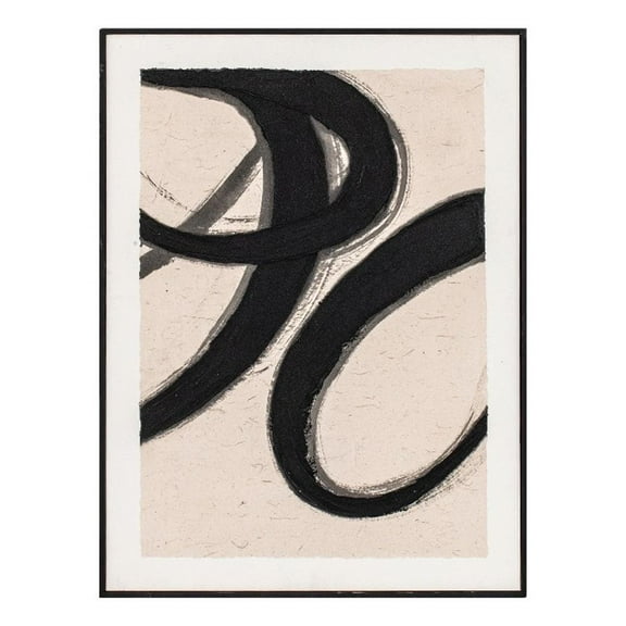 Moe's Home Collection Poet Painting Canvas Multi-Color