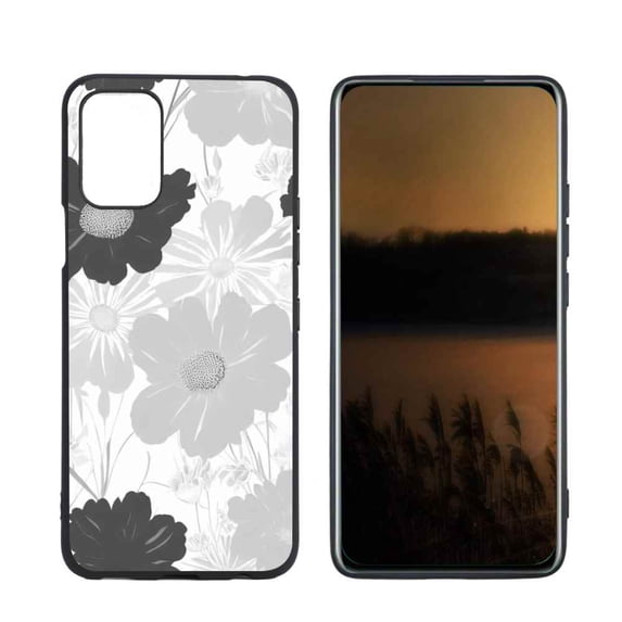 Flowers-354 Phone Case, Degined for LG Q52 Case Men Women, Flexible Silicone Shockproof Case for LG Q52
