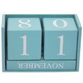 thumbnail image 2 of Calendrier de Bureau Calendrier de Table Adorable Bloc Calendrier en Bois, 2 of 6