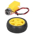 thumbnail image 3 of Rueda de neumático de plástico rueda de neumático de plástico de robot de automóvil inteligente 4 piezas de motor 015Nm ~ 060Nm para Rc Car Dc3 ~ 6V Robots automotrices ANGGREK Otros, 3 of 8
