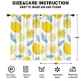 thumbnail image 2 of Blackout Kids Curtains,Lemon Childrens Insulated Curtains Set Of 2,Bedroom Essentials,Toddler Room Decor 42x63in(106x160cm), 2 of 4