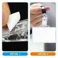 thumbnail image 4 of QUMONIN 10 Self Adhesive Wall Tapestry Clips Transparent Sticky Photo Paper Flag Hangers, 4 of 8