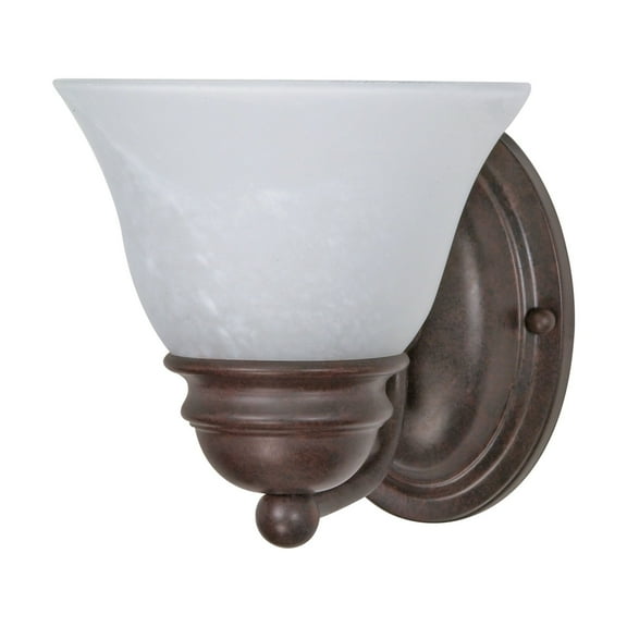 60/344 Nuvo Lighting Empire-One Light Wall Sconce-6.25 Inches Wide by 6.5 Inches High
