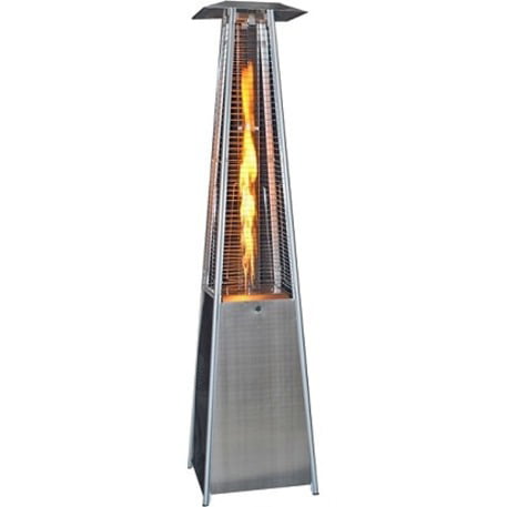Garden Radiance GRP4000BK Dancing Flames Pyramid Outdoor Patio Heater with Black Base