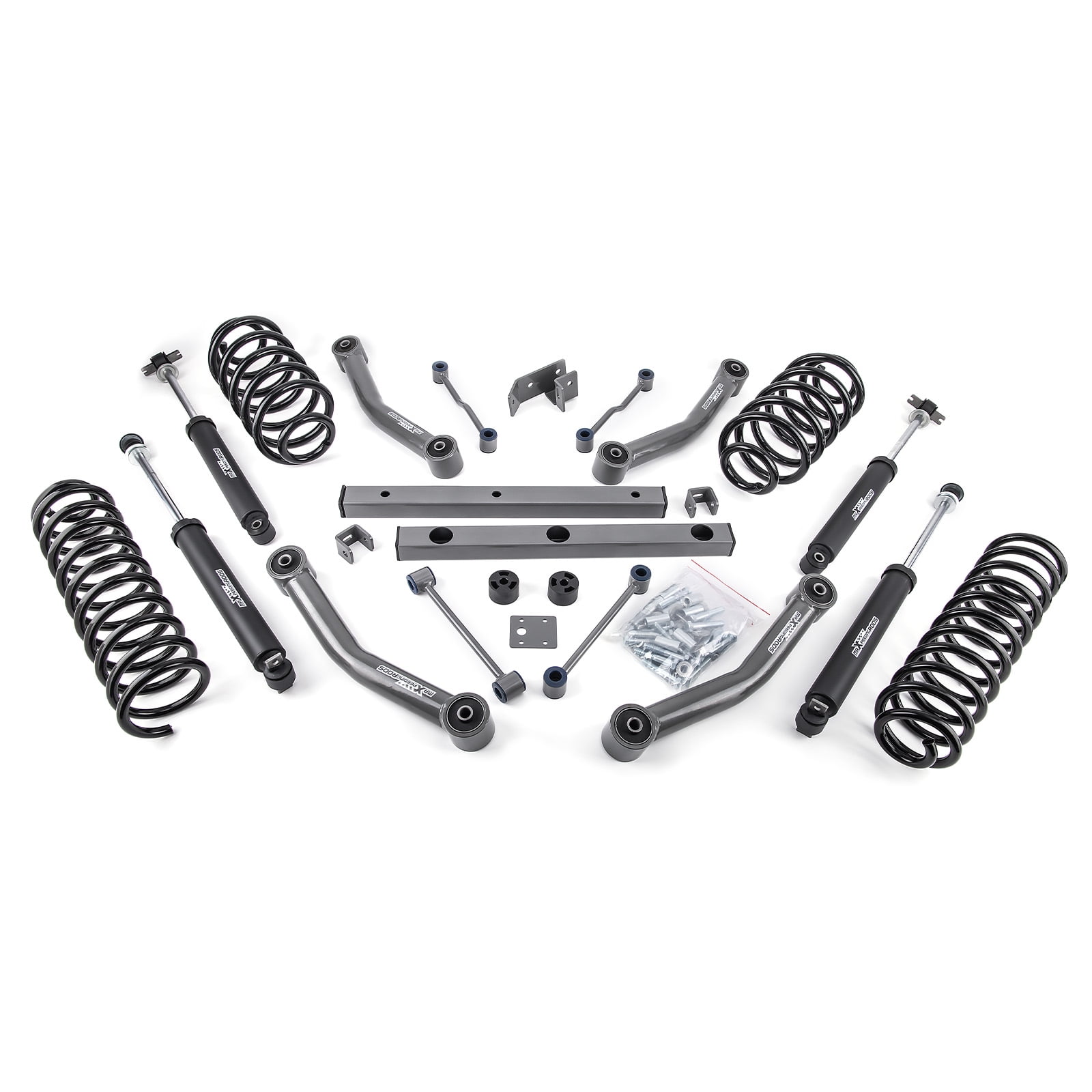 Maxpeedingrods 4" Lift Kit w/ Shocks Absorbers For Jeep Wrangler TJ 4WD 2003 2004 2005 2006