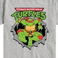 thumbnail image 3 of Teenage Mutant Ninja Turtles - Raphael Breaking Through Shirt - Toddler & Youth Short Sleeve Graphic T-Shirt, 3 of 5