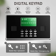 TigerKing 7.2 Cu. Ft. Heavy Duty Safe Box, Digital Combination Lock, Steel Construction, Removable Shelves for Home Hotel Office, 132lbs, Black