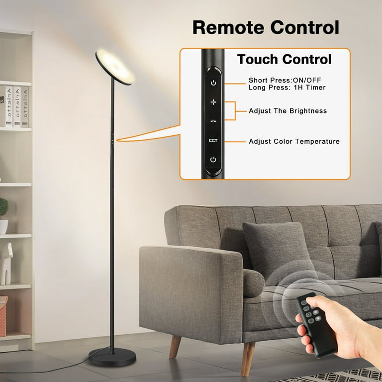 Touch dimmable hotsell floor lamp