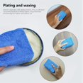 thumbnail image 5 of Ranliy 10Pcs Microfiber Rectangle Sponge Detailing Pads, Microfiber Applicators, Microfiber Wax Foam Applicator Pads for Car Wax Applicator Pad, 3X5 Inch, 5 of 8