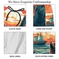 thumbnail image 4 of luoweisi Men's Beach Shorts Quick Dry Swim Trunks with Mesh Lining Sea Lion L, 4 of 5