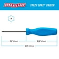 thumbnail image 2 of CHANNELLOCK T9 x 2.5-inch Professional TORX Screwdriver, Precision Machined with Non-Magnetic Tip & Tri-Lobe Grip, Ideal for Home Improvement, Made in USA (T092H), 2 of 11