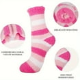 thumbnail image 7 of 5 Pairs Womens Fuzzy Socks Fleece Fluffy Cabin Plush Slipper Warm Soft Cozy Winter Adult Socks, 7 of 7