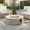 Beige Fire Table Only, variant on UPHA 42-inch Outdoor Propane Round Fire Pit Table 50000 BTU Gas Concrete FirePit for Outside Patio with Lava Rocks, Rain Cover, Dark Grey