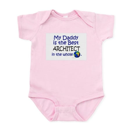 

CafePress - Best Architect In The World (Daddy) Infant Bodysui - Baby Light Bodysuit Size Newborn - 24 Months
