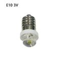 thumbnail image 2 of Naiovety Bombilla de luz LED Base de lámpara redonda blanca Antorcha Luz de tierra negativa Antorcha Faro Fácil de instalar Linterna Iluminación y accesorios Blanco 4, 2 of 6