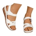 thumbnail image 3 of WILLBEST Sandalias De Playa Para Mujer, Sandalias De Cuero De Moda De Verano Para Mujer, Zapatos Transpirables, Cómodos Y Ligeros, 3 of 6