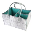 thumbnail image 2 of Bolsa De Pañales De Fieltro, Organizador De Bebé Con Cremallera, Cesta De Almacenamiento Para Guardería, Compartimentos Para Ropa, Cochecito Multifunción De Gran Capacidad Tipo 1 Advancent BA000745-03, 2 of 5