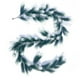 thumbnail image 2 of Artificial Simulation Dog-tailed Needles Rattan 1.8 Meters White And Green Christmas Rattan Home Shopping Mall Decoration Window Arrangement, 2 of 5