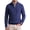 Navy, variant on Long Sleeve Men Sweaters Zipper Pullover Knitted Sweaters for Men Twist Textured Collar Men Sweaters