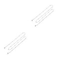 thumbnail image 3 of Decodeary Glasses Chain String Decorative Supplies Lightweight Decoration silver 2Set, 3 of 6