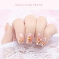thumbnail image 2 of Clavos decorativos para uñas de aleación metálica, diseño de luna y estrellas, estilo japonés, serie XY-05, ideal para decoración de uñas y superficies lisas., 2 of 6