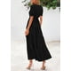thumbnail image 2 of Vestido midi PRETTYGARDEN para mujer, casual, verano 2025, negro, 2 of 8