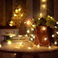 thumbnail image 5 of 9.8ft Star-Shaped String Lights, Bright & Flashing Energy Saving Fairy Lights with 20 LED, Outdoor Waterproof Star Lights, Battery Powered Fairy Light for Xmas Tree, Indoor Decor, Warm White, 5 of 6