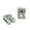 R, variant on 10Pcs A-Z 8mm Rhinestone Slide Letter Charm DIY for Leather R