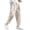 Z178-Khaki, variant on XINPING Khaki Pants for Men 36x31 Fashion Travel Casual Pants Straight Leg Cotton Loose Fit Summer Beach Yoga Trousers