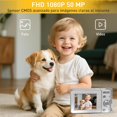 thumbnail image 2 of Camara Fotografica Digital para Niños FHD 1080P 50 con Tarjeta 64GB, 16X, Anti-She, Disparo Continuo – Camara Digital Digicam Regalo para Niños y Niñas (Plata), 2 of 5