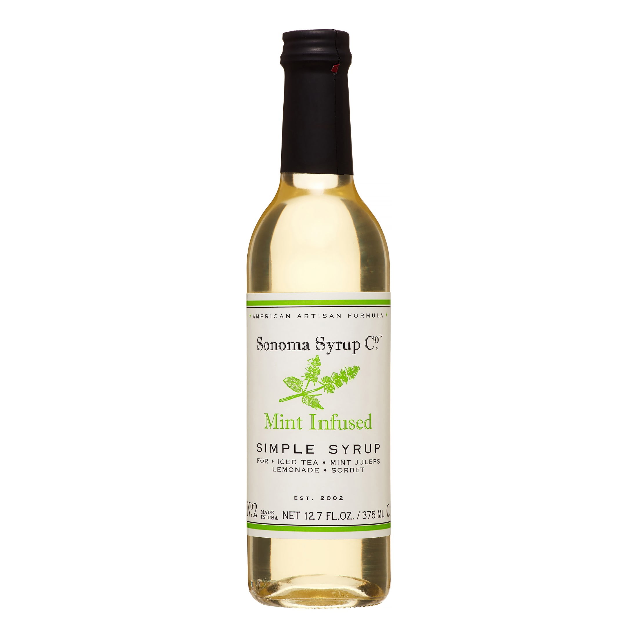 Sonoma Syrup Mint Infused Simple Syrup, 12.7 Fl Oz