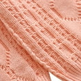thumbnail image 5 of Hxshgdsn Childrens Cable Knit Sweaters Long Sleeve Button Pullover Jacquard Winter Thick Warm Tops Pink 0-3 Month, 5 of 5