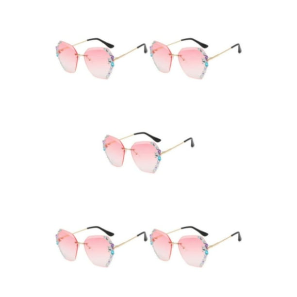 Gafas sin montura Minnieouse gafas de sol Multipropósito Playa gran tamaño Multicolor