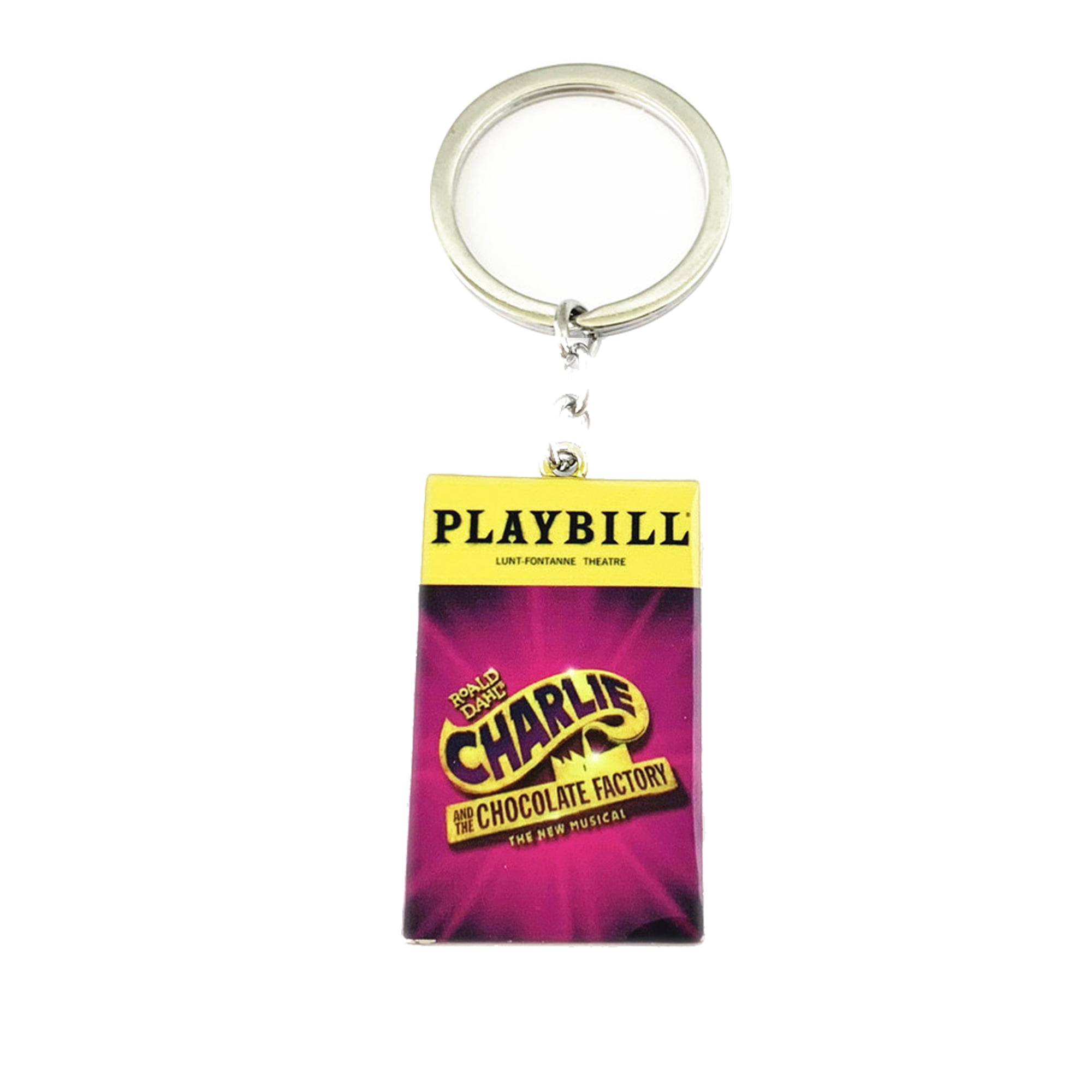 Charlie and the Chocolate Factory Broadway Musical Playbill Pendant  Keychain - Walmart.com