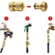 thumbnail image 4 of Auspicioso-3/4 conectores de manguera de agua, conector rápido de latón, conector de grifo de rosca hembra y conector de rosca macho, accesorios de manguera de jardín para Wateri kaili Sencillez, 4 of 5
