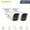 2PCS, variant on SANNCE 2PCS 2MP Full HD Wired Analog CCTV TVI-HD Outdoor Security Bullet Camera for DVR Security Camera System with Outdoor IP66 Waterproof 100 ft Night VisionB