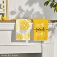 thumbnail image 2 of Yellow Home Sweet Home Boho Kitchen Towels Dish Towels, 18x26 Inch Summer Decoration Hand Towels Set of 2, 2 of 6