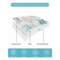 thumbnail image 4 of Twin Quilt Bedding Set, Teal Red Coastal Reversible Summer Quilt 3 Pieces, Beach Nautical Sea Turtle Coral Starfish Lightweight Bedspreads Coverlets with 2 Pillow Shams for All Seasons, 4 of 5