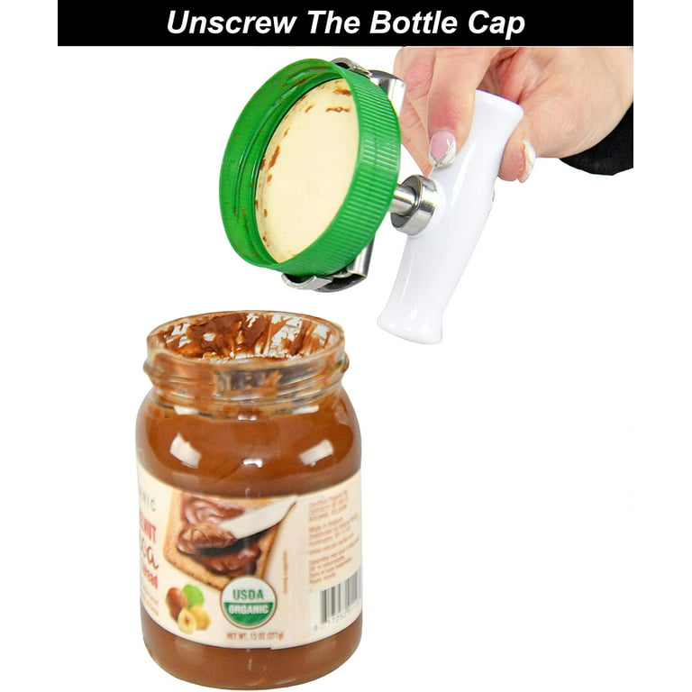 Adjustable Multi-function Bottle Cap Opener Stainless Steel Lids Off Jar  Opener Labor-saving Screw Can