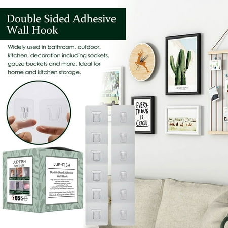 

Double-sided adhesive wall hook punch-free storage rack buckle wall hanging snap buckle adhesive sheet hook